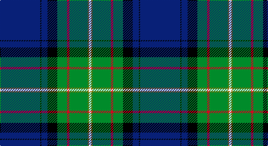DB/66 K2 DB10 K16 G16 R4 G30 Y2 W/4 tartan