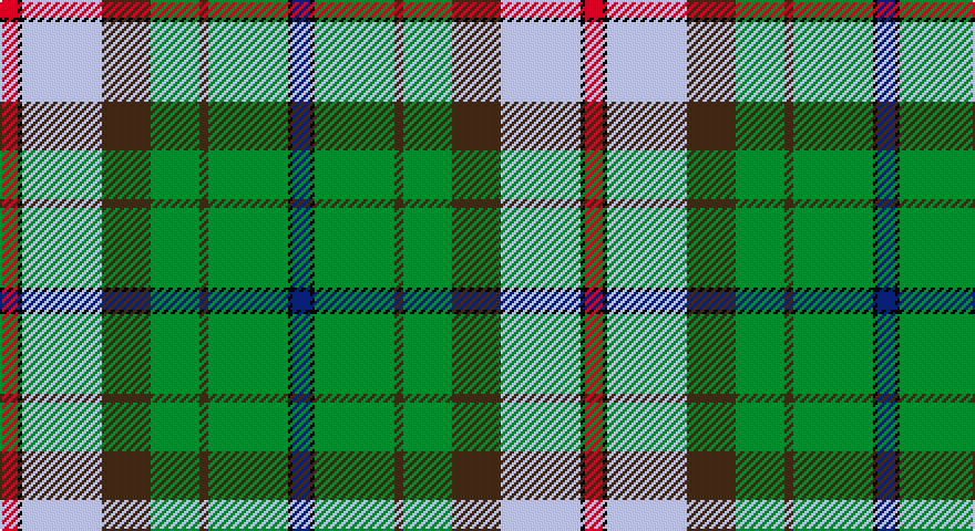 R/8 K2 LB36 DO22 G22 DO4 G36 K2 DB/8 tartan