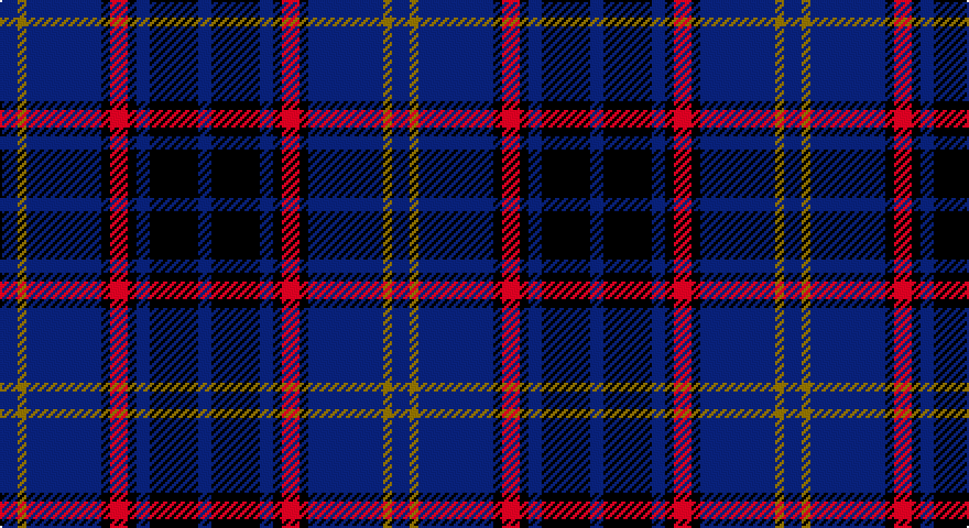 DB/8 Y4 DB34 K4 R8 K4 DB6 K22 DB/6 tartan
