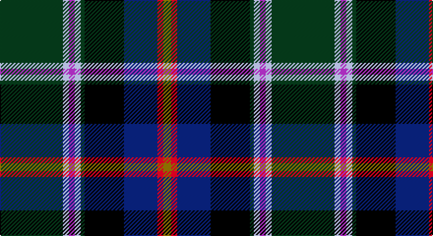 DG/64 LB6 P6 LB6 DG4 K40 DB34 R6 Y/8 tartan