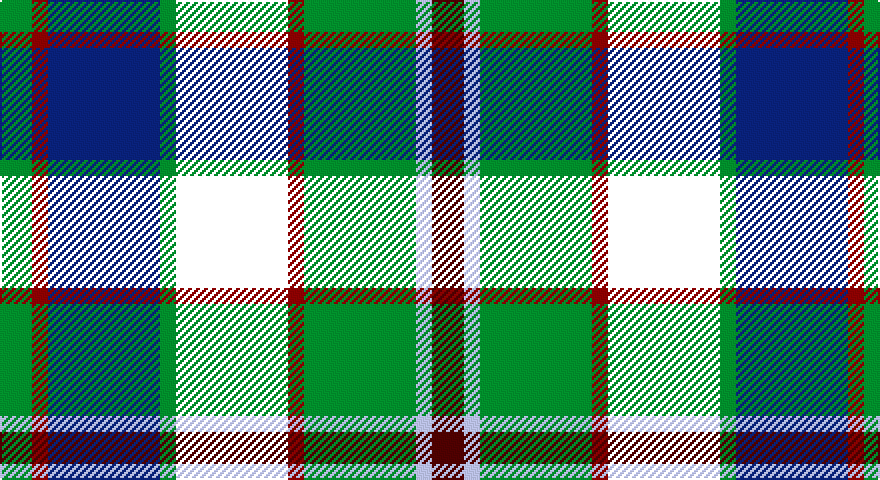 G/16 R8 DB56 G8 K56 R8 G56 LB8 DR/16 tartan