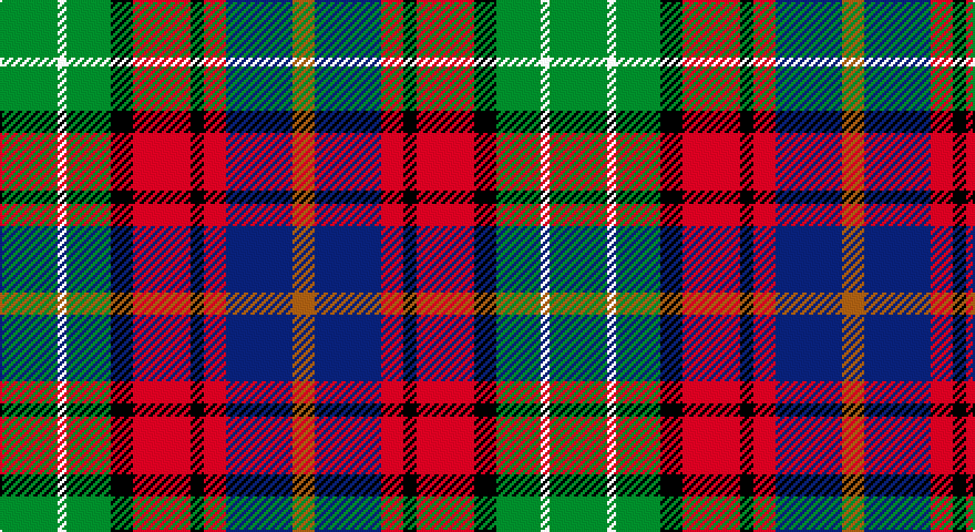 G/26 W4 G20 K10 R26 K6 R10 DB30 O/10 tartan