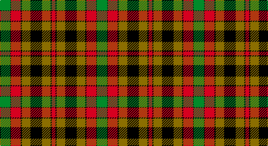 G/17 K1 R16 K2 Y14 K19 Y14 K2 R/6 tartan