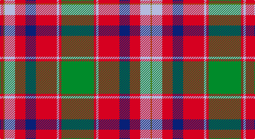 G/56 R4 LB4 R36 DB18 R18 LB18 Y2 R/6 tartan