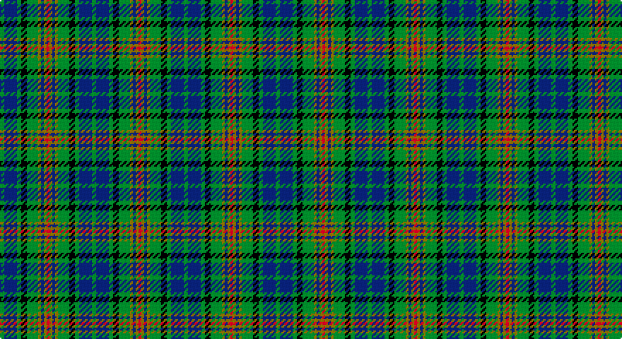 G/3 DB9 G3 K4 G8 Y2 DB2 Y2 R/2 tartan