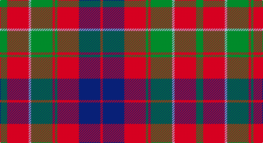 G/12 R36 LB4 G36 R4 G4 R36 DB36 R/4 tartan