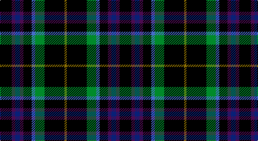 K/20 DP6 DB8 DP6 K14 B6 G16 K34 Y/4 tartan