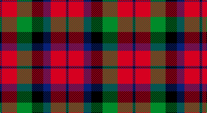 K/2 DB2 R32 G32 K24 DB16 R32 DB2 K/2 tartan