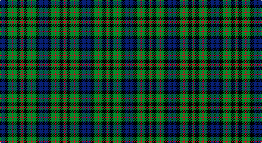 K/2 DB6 K6 G6 R2 G6 K6 G2 R/2 tartan