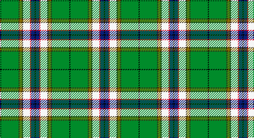 K/2 G30 DY2 Y4 DY2 W12 R2 DB6 K/2 tartan