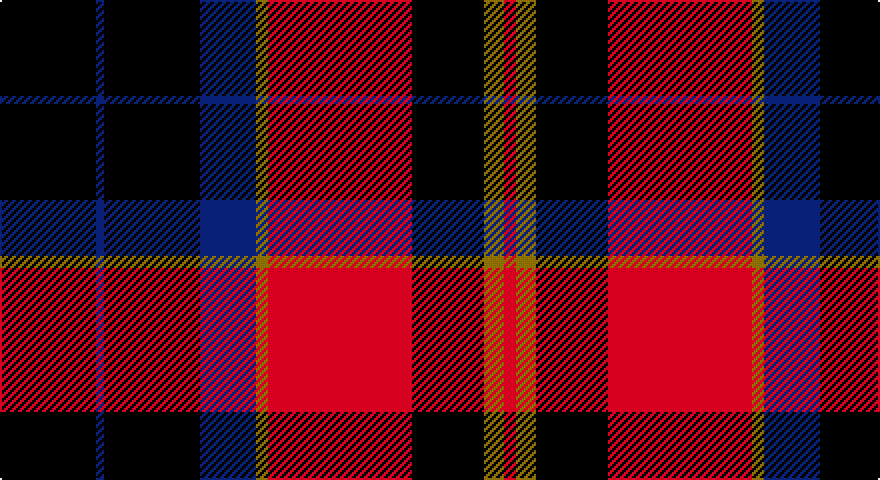 K/48 DB4 K48 DB28 Y6 R72 K36 Y10 R/6 tartan