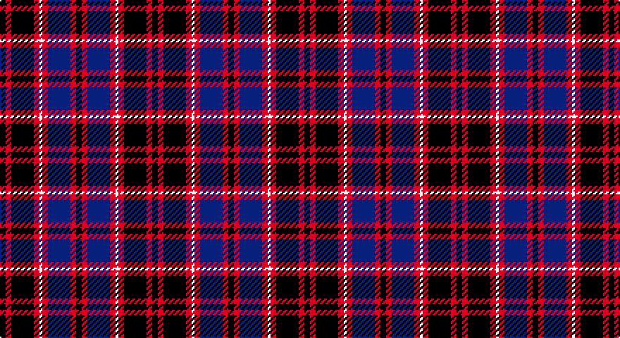 K/4 R4 K16 R4 W2 R4 DB16 R4 K/4 tartan