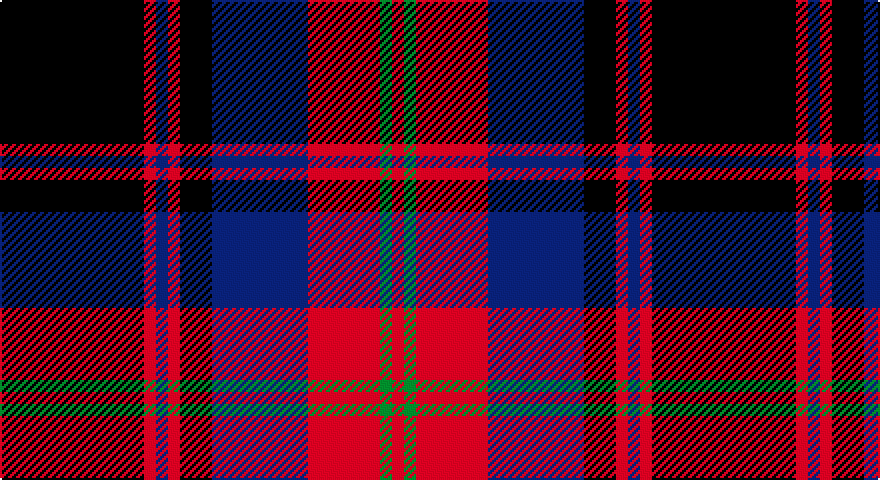 K/72 R6 DB6 R6 K16 DB48 R36 G6 R/6 tartan