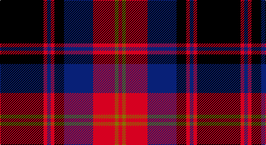 K/72 R6 DB6 R6 K16 DB48 R36 Y6 R/6 tartan