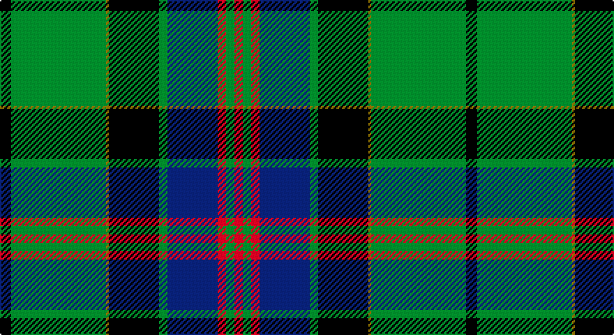 K/8 G68 Y2 K36 G6 DB36 R6 G6 R/6 tartan