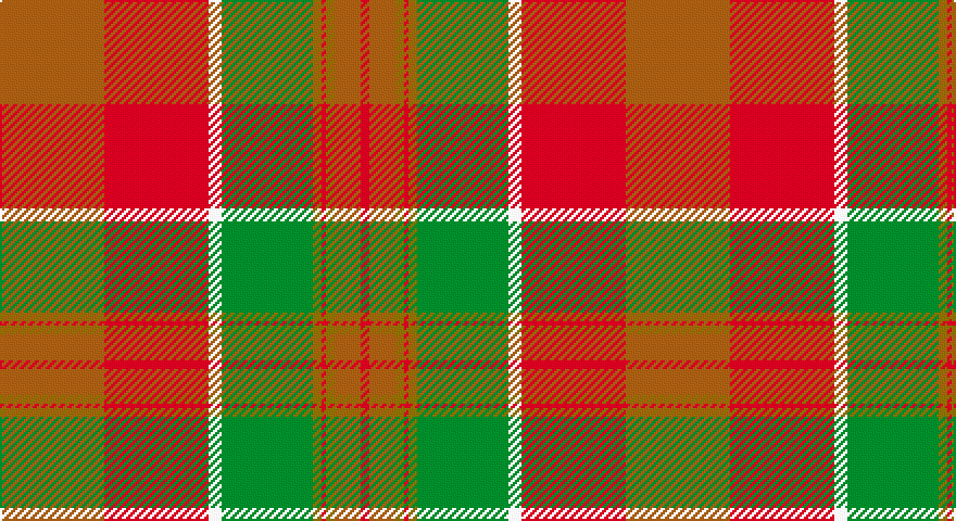 O/48 R48 W6 G42 Y4 R2 Y4 O12 R/4 tartan