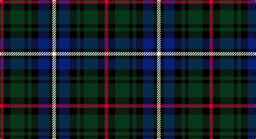 R/6 K12 DG24 K6 DG6 K12 DB18 K6 W/6 tartan