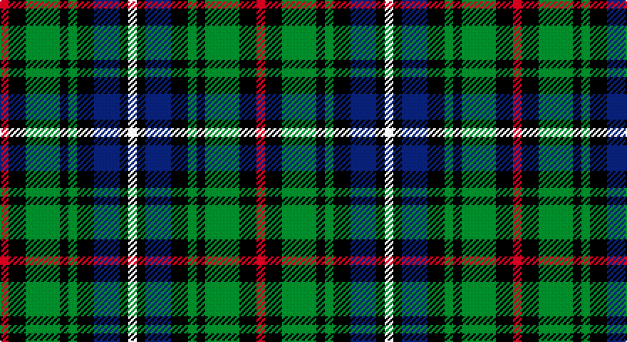 R/6 K12 G24 K6 G6 K12 DB18 K6 W/6 tartan