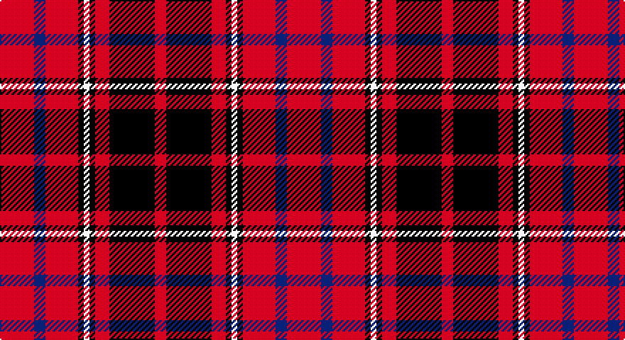 R/24 DB8 R23 K4 W4 K4 R10 K32 R/8 tartan