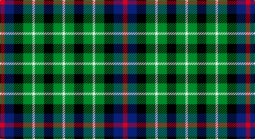 R/8 DB16 K16 G16 W4 G16 K16 G16 W/4 tartan
