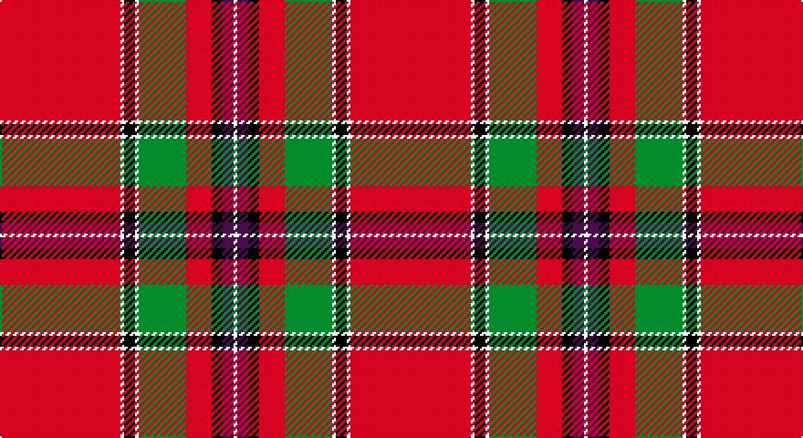R/66 W2 K6 W2 G26 R14 K6 DP6 W/2 tartan