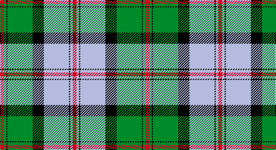 R/6 G4 K2 G40 K18 LB40 K2 LB4 R/6 tartan