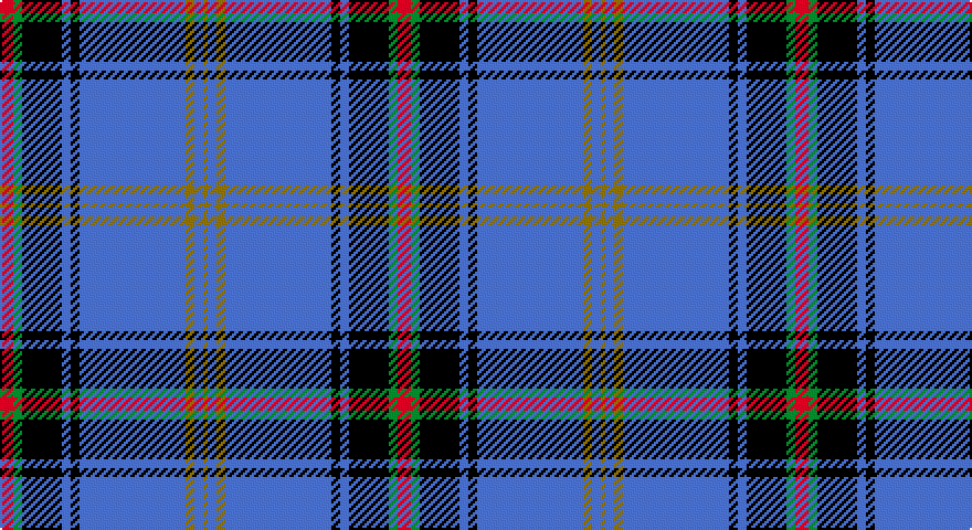 R/6 G4 K18 B4 K4 B48 Y4 B4 Y/2 tartan