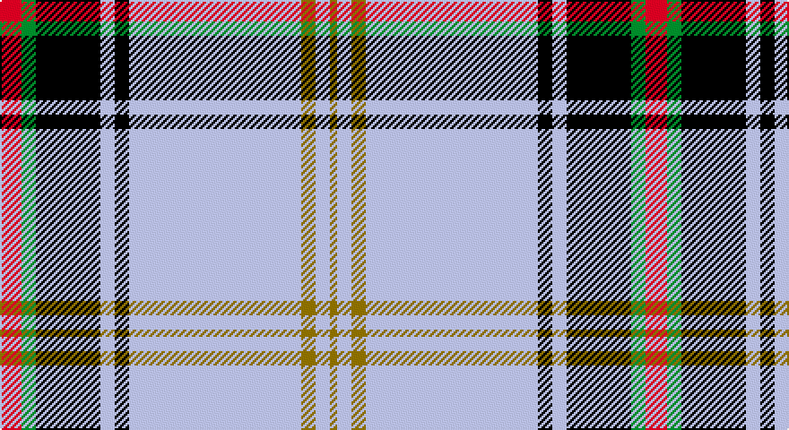 R/12 G8 K36 LB8 K8 LB96 Y8 LB8 Y/4 tartan