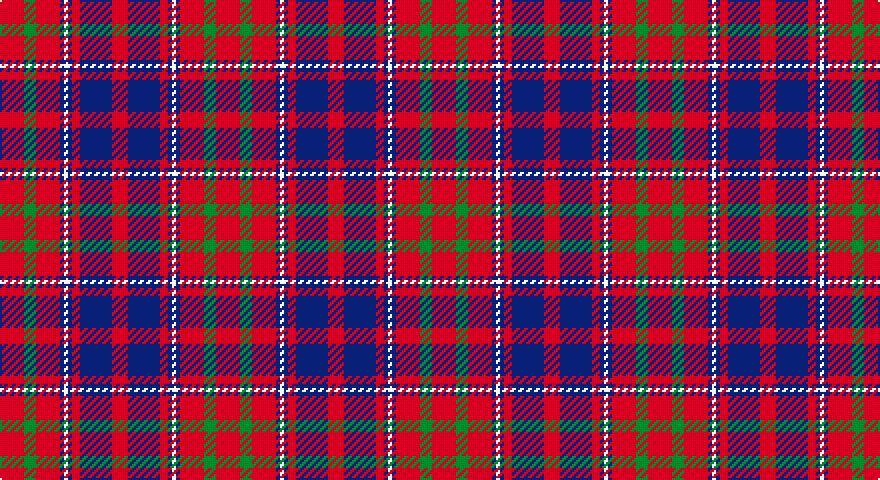 R/12 G6 R12 DB2 W2 DB2 R4 DB16 R/8 tartan