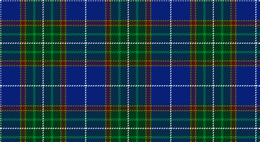 W/2 DB32 Y2 DR6 Y2 DG12 G4 DG12 W/2 tartan