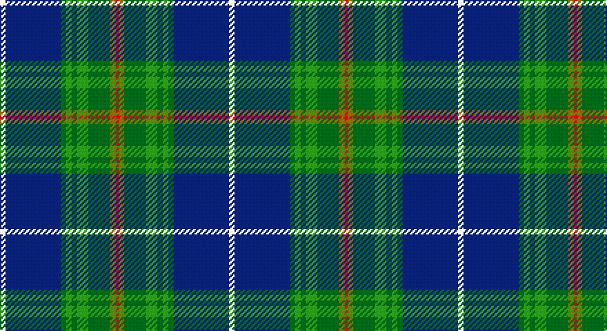 W/4 DB40 DG4 G4 DG4 G8 DG16 Y4 R/2 tartan