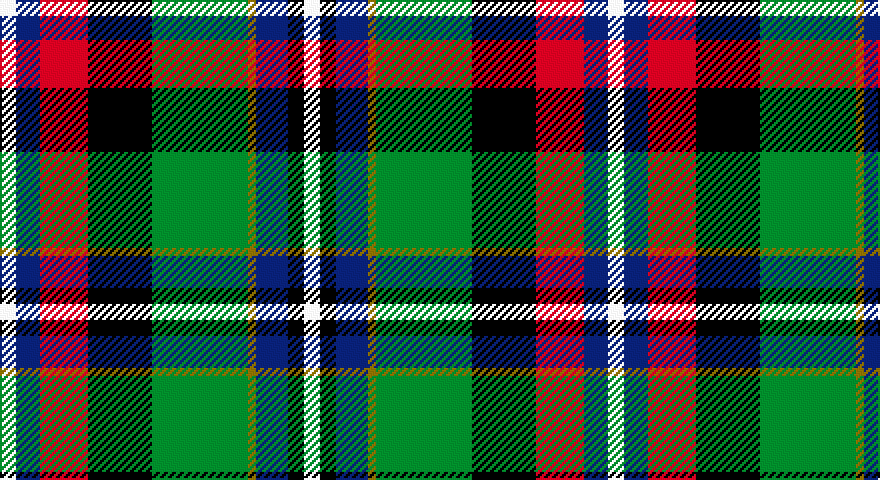 W/8 DB12 R24 K32 G48 Y4 DB16 K8 W/8 tartan