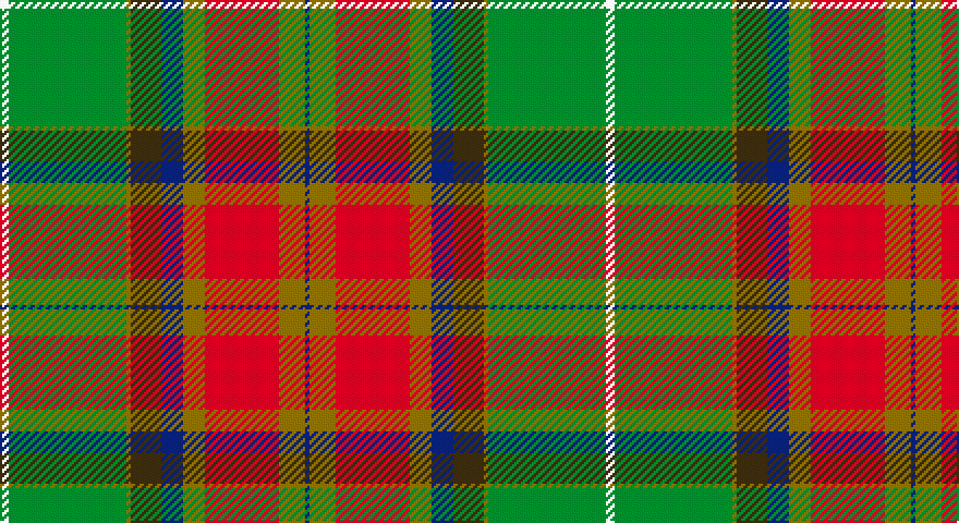 W/4 G54 Y2 DY14 DB10 Y10 R34 Y12 DB/2 tartan