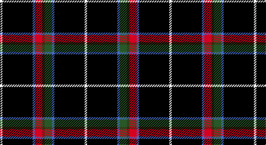 W/4 K50 B4 R12 DY4 DG12 B4 K50 W/4 tartan