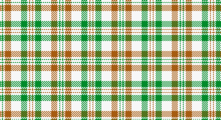 W/4 G2 W4 O12 W20 G12 W4 O2 W/4 tartan