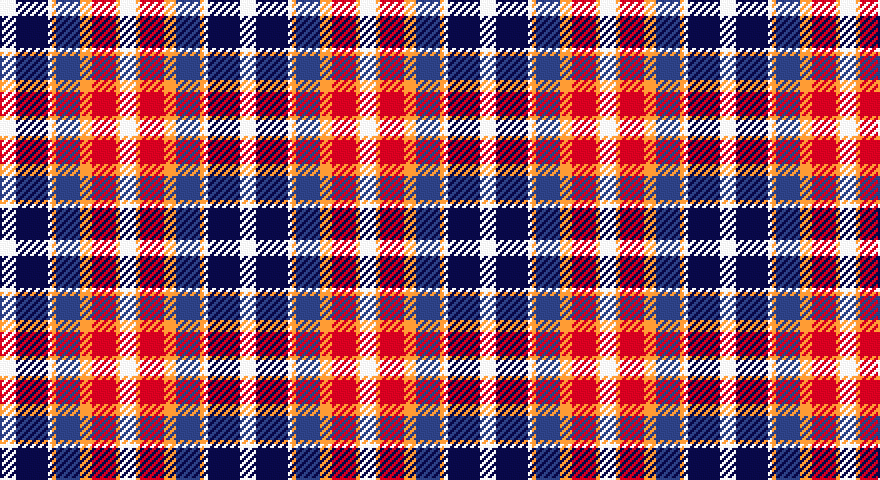 W/8 DB16 W2 LO2 DBi12 LO6 R12 LO2 W/8 tartan