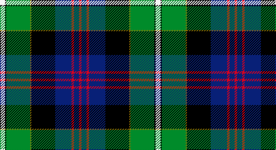 W/8 K2 G38 Y2 K38 DB26 R4 DB8 R/4 tartan